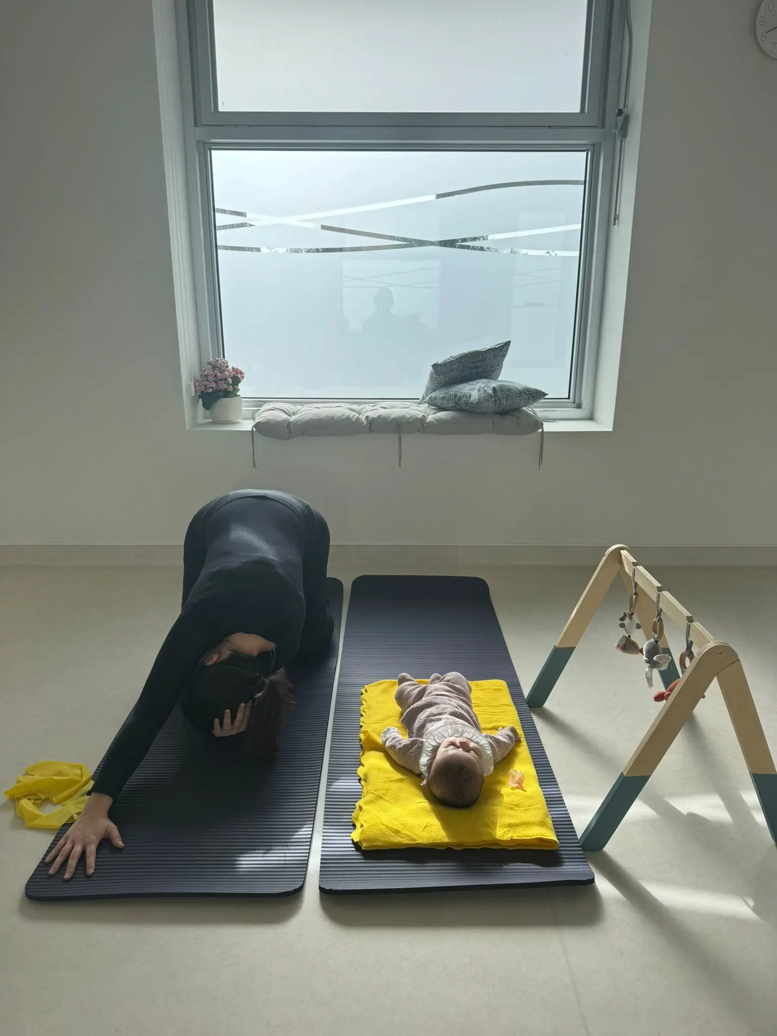 Aula de Pilates Clínico Pós Parto na Clínica Matriz